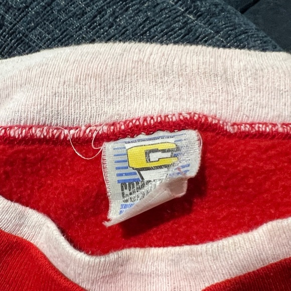 Vintage 1980s Nebraska Cornhuskers Red Sweatshirt Football Basketball 80s - Picture 6 of 7